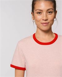 T-SHIRT CON BORDI IN CONTRASTO UNISEX 155 g/m²